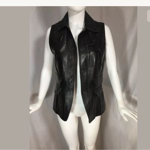 RALPH LAUREN COLLECTION Purple Label Lambskin Vest